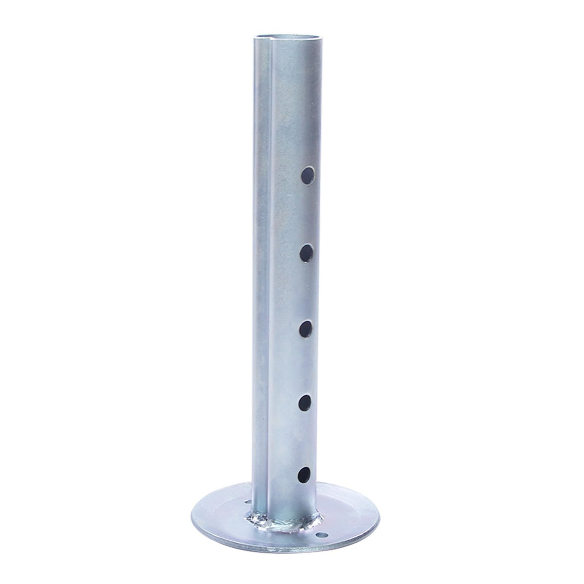 TOWKING installed on a trailer jack showing quick safety-pin installation benefit