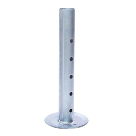 TOWKING installed on a trailer jack showing quick safety-pin installation benefit