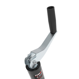 TOWKING jack close-up of powder coat and zinc finish, protects against corrosion