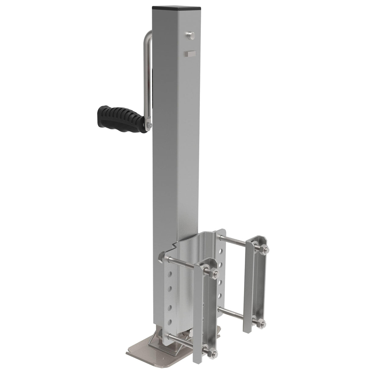 TOWKING jack with drop leg attached illustrating extra height and stability