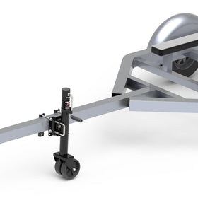 TOWKING jack installed on trailer showing improved positioning control