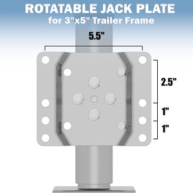 TOWKING mounted on trailer frame demonstrating secure bolt-on fit