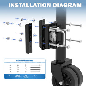 TOWKING included mounting hardware and bracket for simple installation