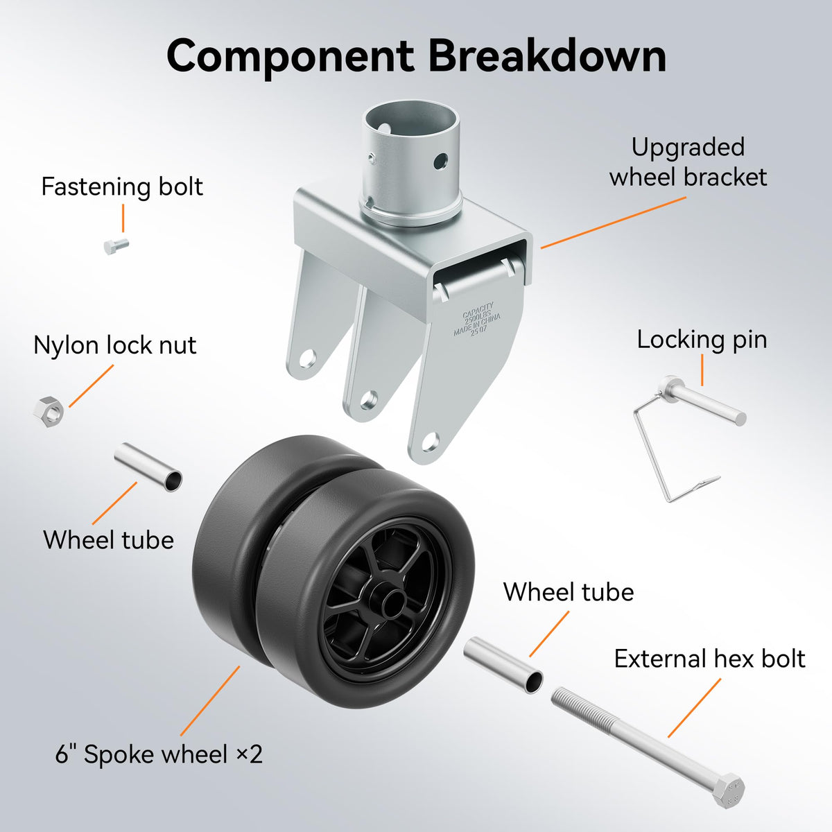 TOWKING packaging and label showing SAE compliance and product information benefit