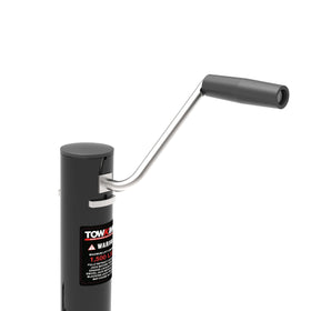 TOWKING retracted height beside ruler showing compact storage benefit