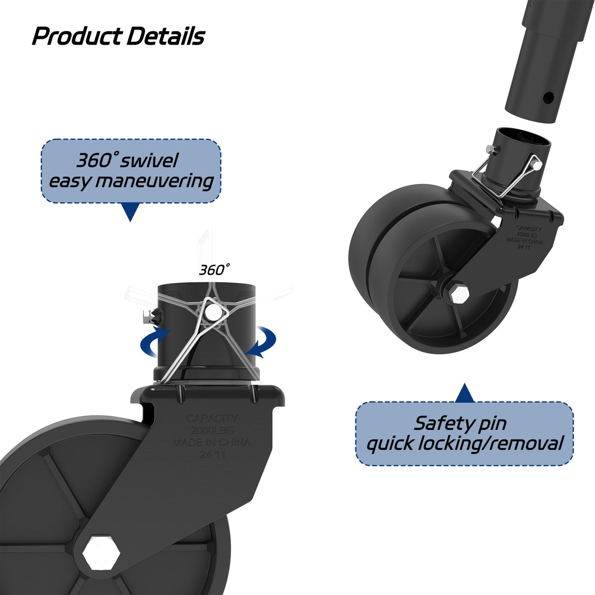 TOWKING powder-coat detail illustrating corrosion resistance and longevity