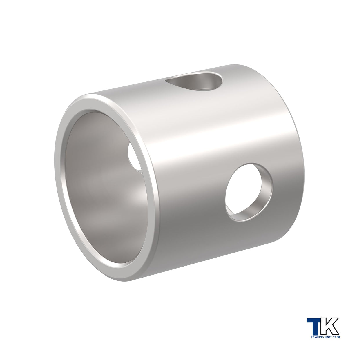 TOWKING side profile installed without wheel showing compact design advantage