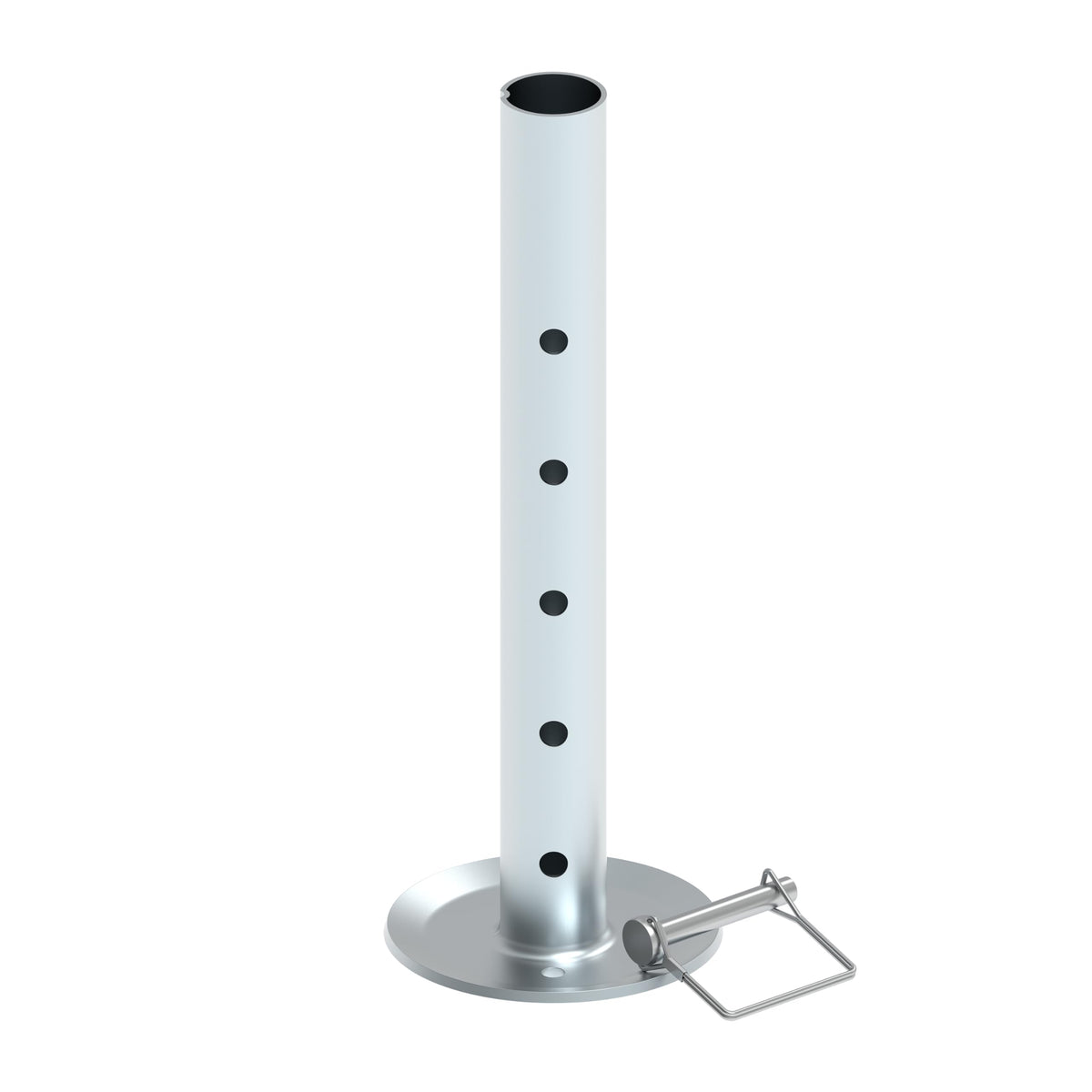 TOWKING jack beside ruler for scale, clarifies 15-inch lift and drop leg dimensions
