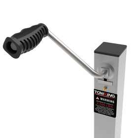 TOWKING steel finish close-up showing corrosion-resistant zinc and powder coat