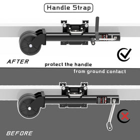 TOWKING swivel bracket and bolts showing easy bolt-on installation