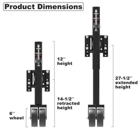 TOWKING wheel tread detail showing traction for uneven surfaces