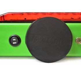 TowMate next to ruler showing 22 inch scale for fit and placement planning