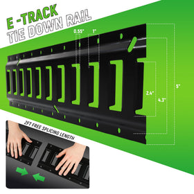 Towmax close-up of horizontal slot pattern showing precise fit for straps and accessory compatibility
