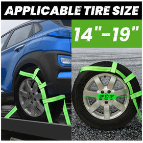 Towmax close-up of 2-inch polyester webbing highlighting low-stretch strength