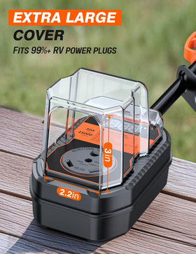 TOWTAMER product label and specifications plate showing ratings and safety