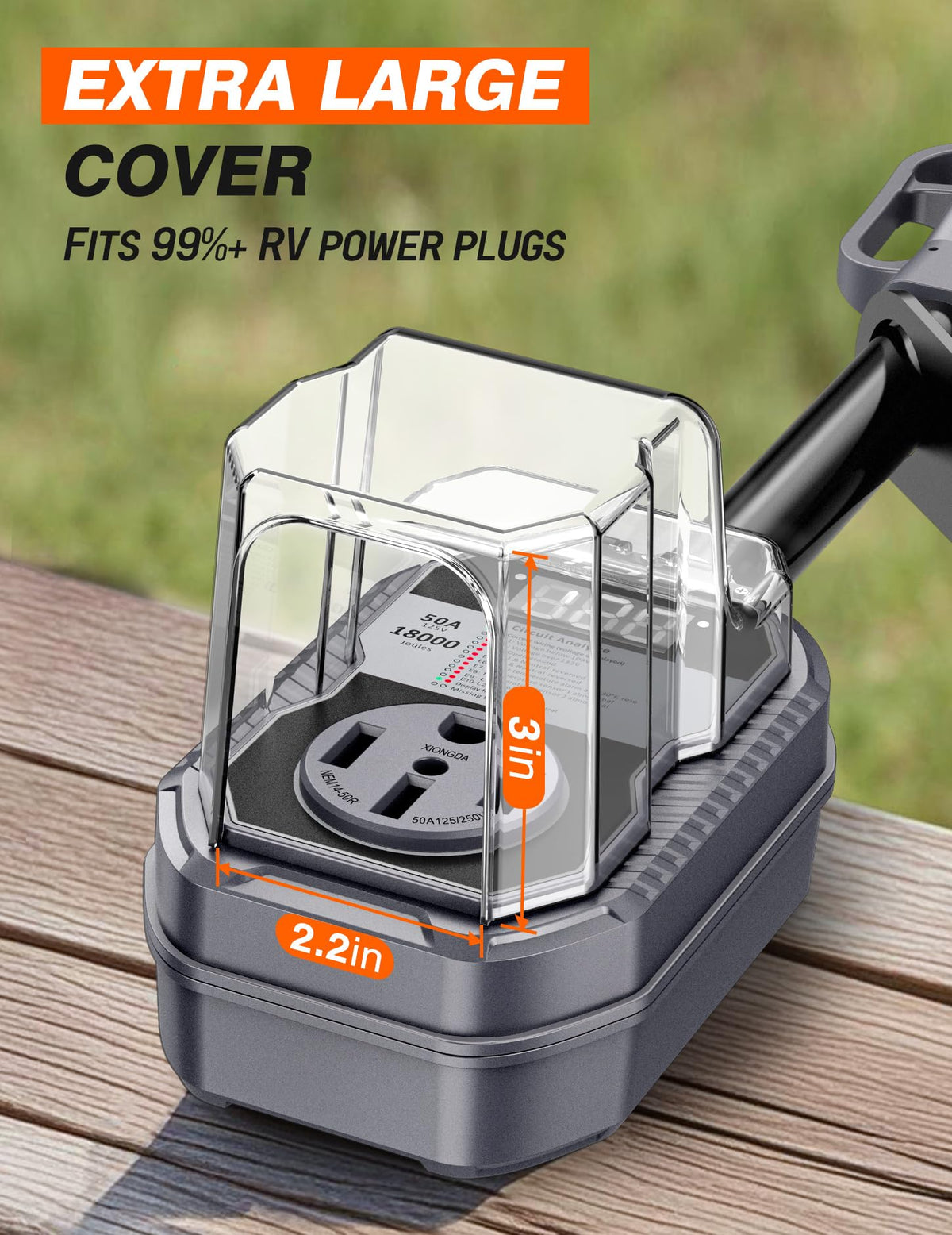 TOWTAMER in camping setup demonstrating everyday protection for RV appliances