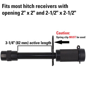 TowWorks O-rings spread showing customization to prevent pin rattles