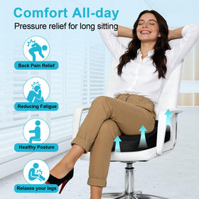 TOYALI cushion on office chair offering ergonomic support during desk work