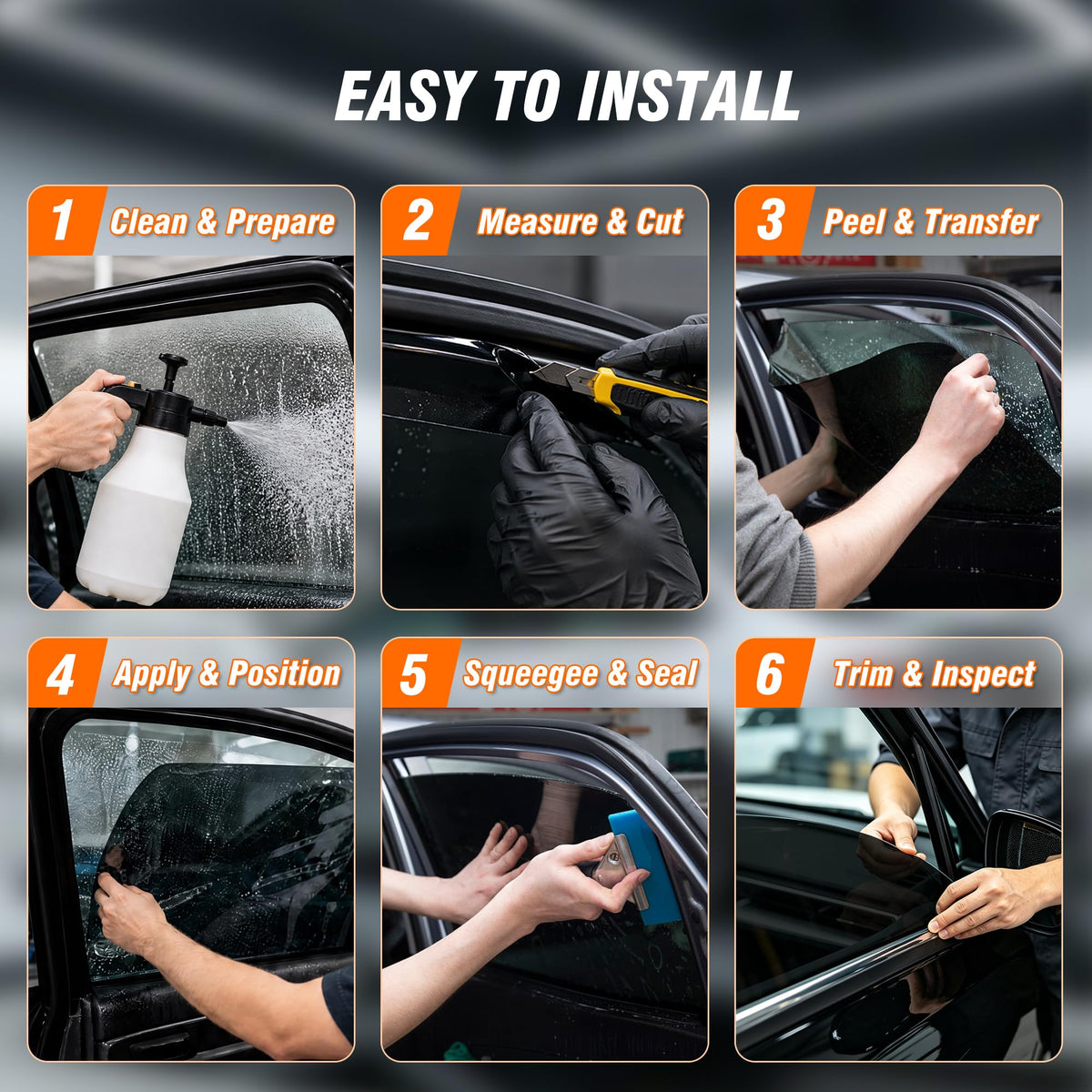 TOYOCO applied on parked SUV displaying sleek look and passenger privacy