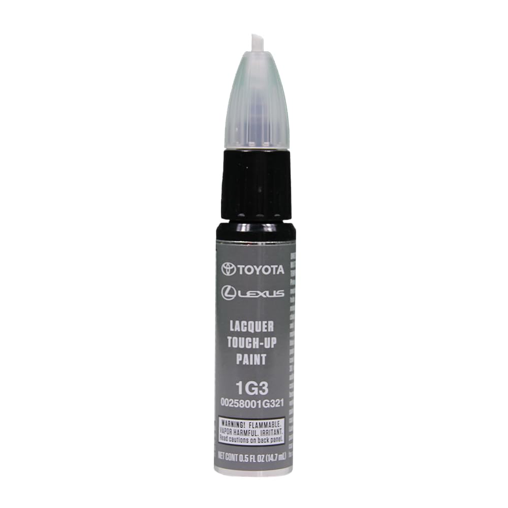 Toyota touch up 1G3 pen front view showing precise applicator and factory-match benefit