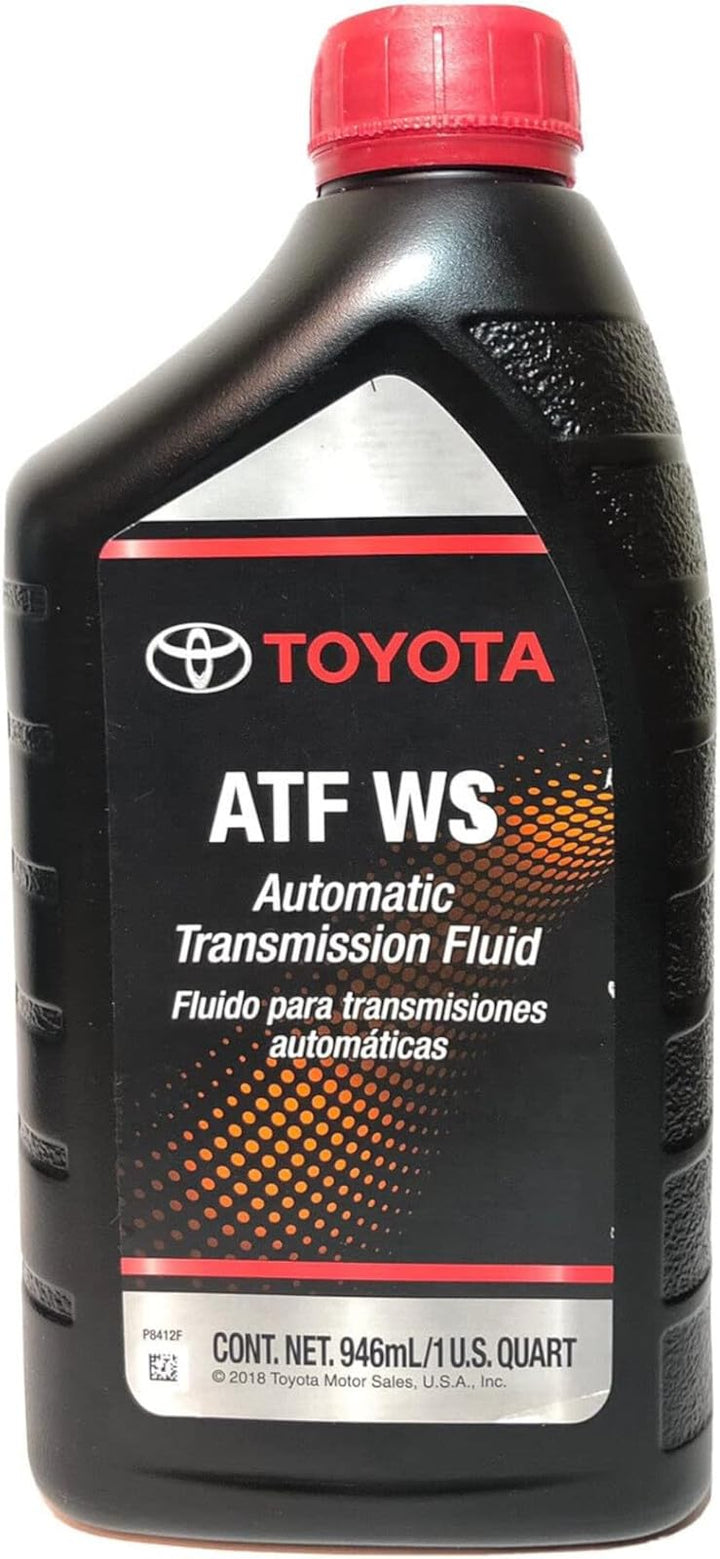 Toyota World Standard Autom ATF 00289-ATFWS front packaging showing label and part number for correct fit
