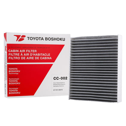 TOYOTA BOSHOKU front packaging showing fitment and benefits