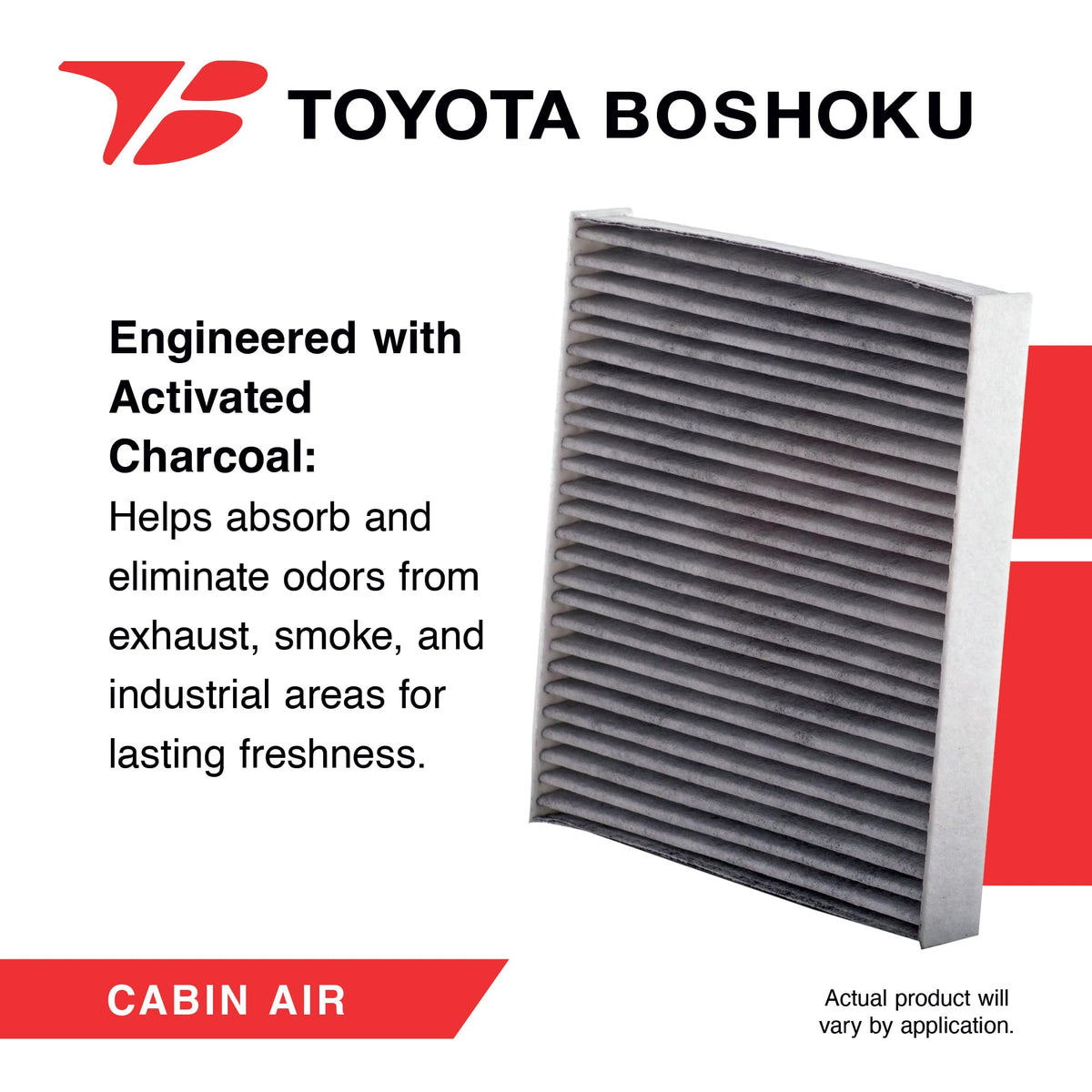 TOYOTA BOSHOKU installed in glovebox showing easy replacement