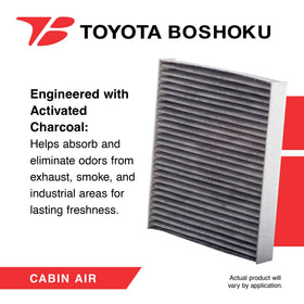 TOYOTA BOSHOKU installed in glovebox showing easy replacement