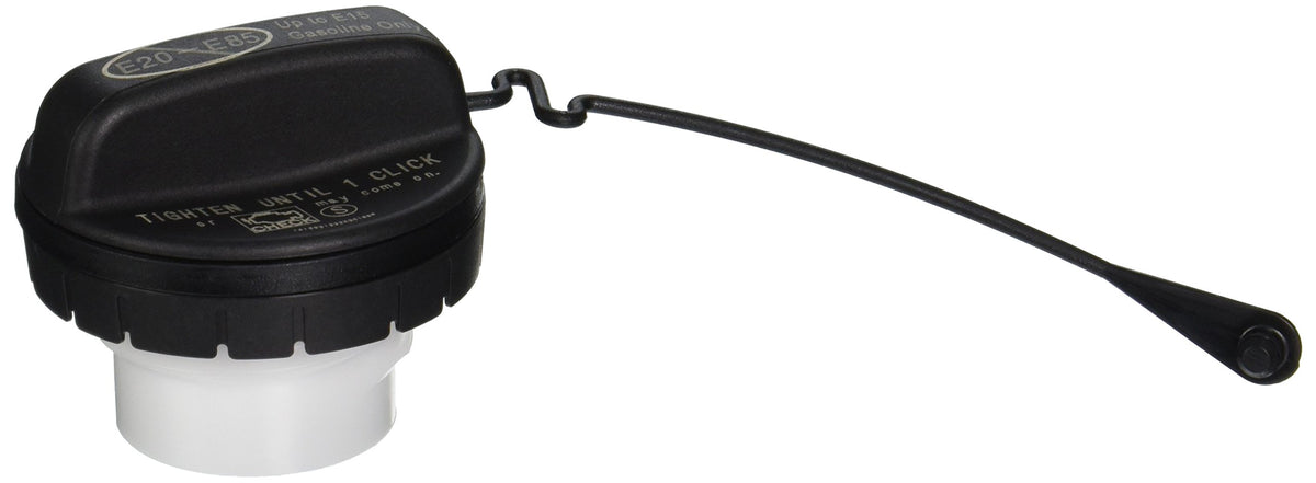 Toyota fuel tank cap front view showing secure OEM fit and reliable seal