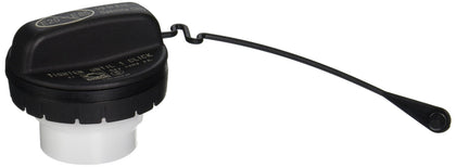 Toyota fuel tank cap front view showing secure OEM fit and reliable seal