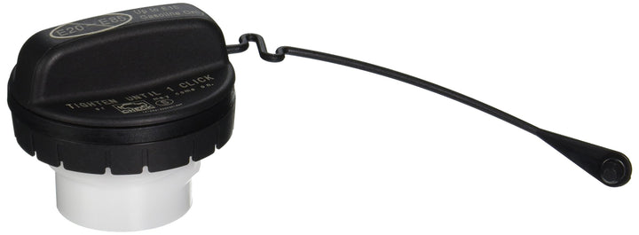 Toyota fuel tank cap front view showing secure OEM fit and reliable seal