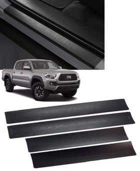 Toyota door sill installed in vehicle demonstrating seamless factory look