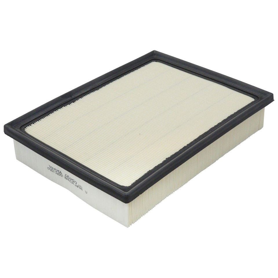 Toyota FJ Cruiser air filter front packaging showing OEM label and fitment for accurate replacement