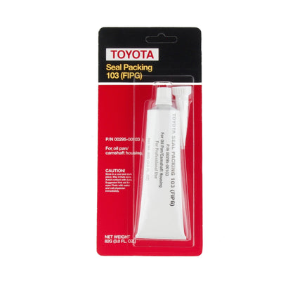 Toyota 3 oz tube front view showing label and easy-apply tip for accurate sealing
