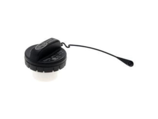 Toyota fuel cap front view showing OEM fit and reliable seal