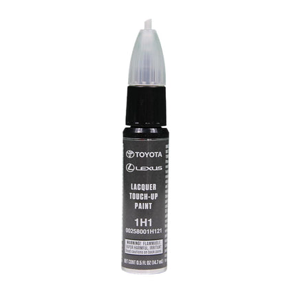Toyota Predawn Grey Mica touch-up paint pen front packaging showing applicator brush benefit
