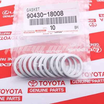 Toyota single drain plug gasket close-up showing fit and leak prevention