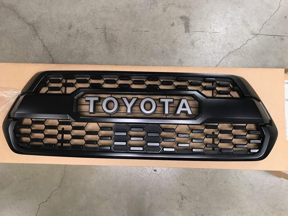 Toyota TRD Pro grill front view showing OEM fit and restored appearance