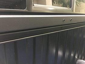 Toyota truck bed header rail front view showing factory fit and clean styling benefit