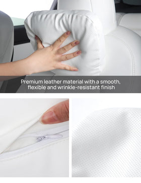 TPARTS close-up of perforated leather texture showing breathability and durable finish