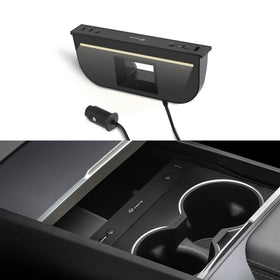 TPARTS front installation view showing clean console integration and convenience
