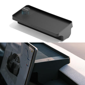 TPARTS front view of tray packaging showing fit and features for Tesla