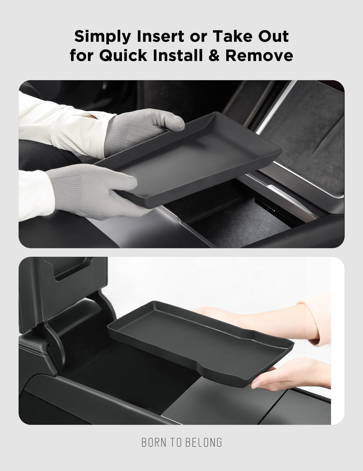 TPARTS pad with keys and phone showing non-slip storage benefit