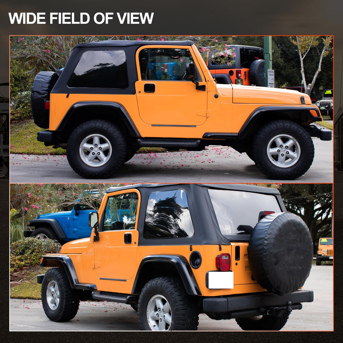 tqc-bakalar lifestyle shot on Jeep installed to show restored look and function
