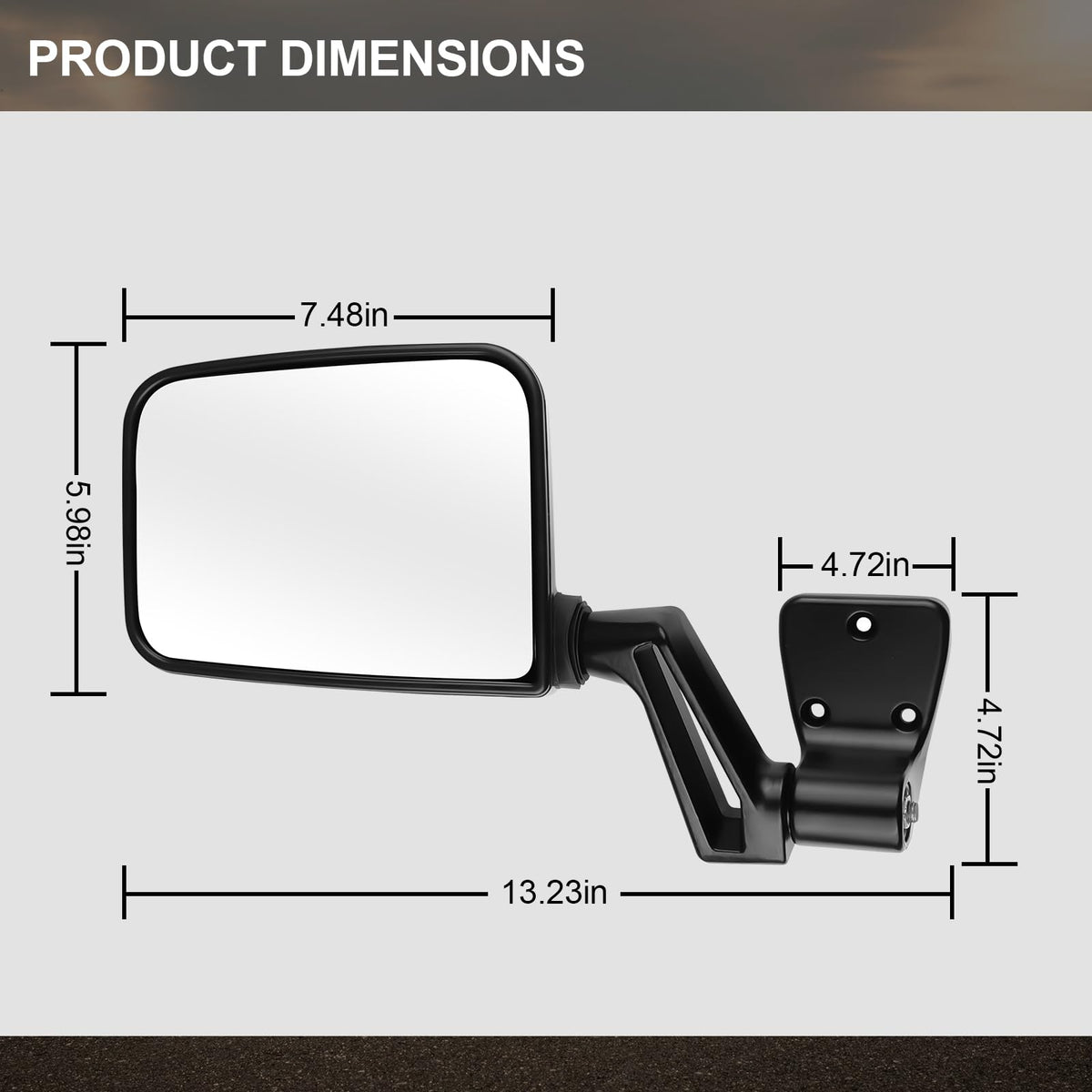 tqc-bakalar manual folding demo illustrating easy fold-down feature to protect mirror