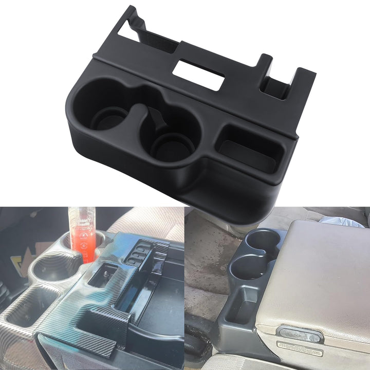 TQPONLY front view showing cup holder tray and easy access benefits