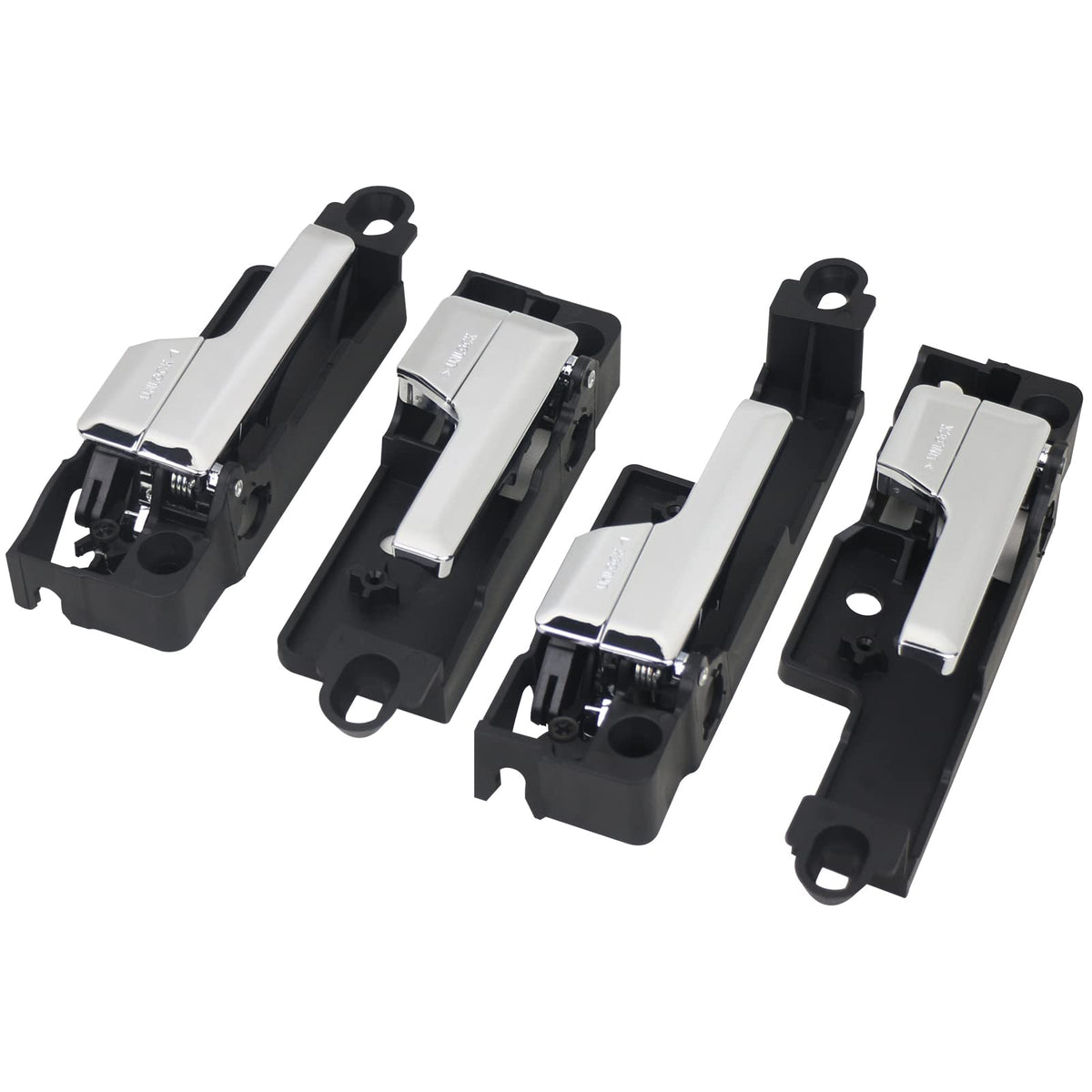 TQPONLY front door handle assembly showing chrome lever and fit benefits