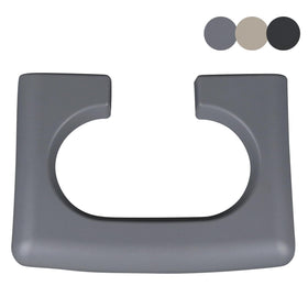TQPONLY front view of grey cup holder pad showing clean fit and restored appearance