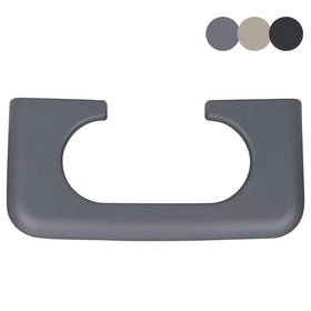 TQPONLY front view showing cup holder trim protecting console