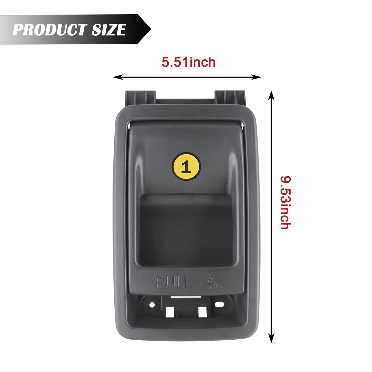 TQPONLY installed on Sienna right third-row showing secure latch fit